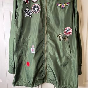 Cleo apparel military Windbreaker